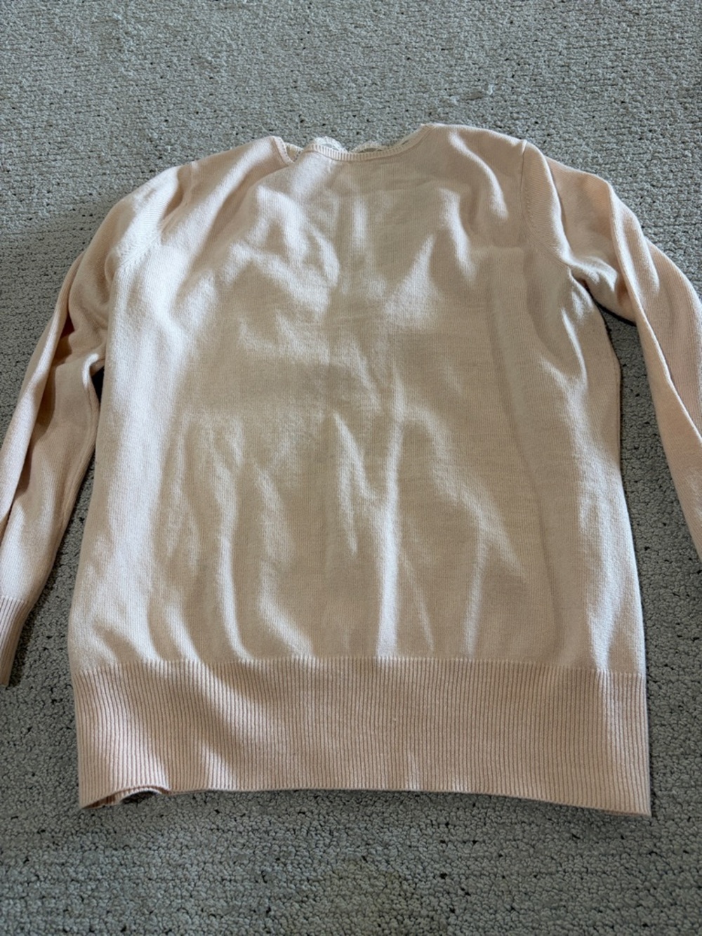 Cyrus Cream v Neck, Sonoma Burgundy, NY and Co Blush Sweater - Picture 9 of 9